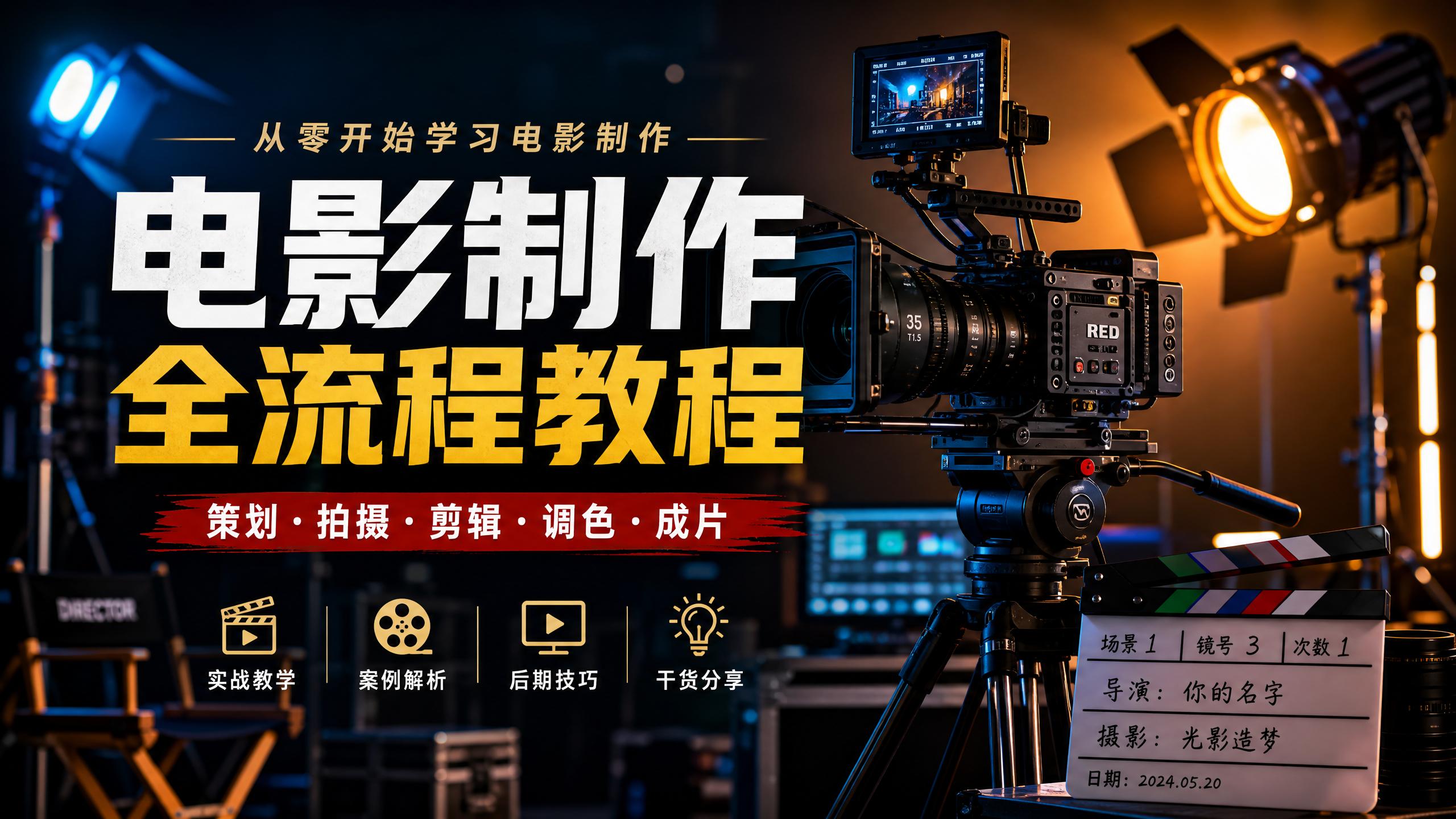 重口电影制作全流程视频教程